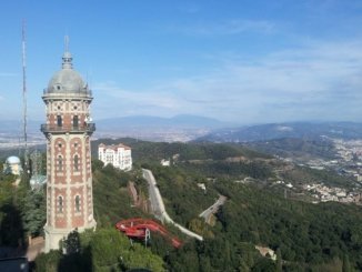 Tibidabo Berg Barcelona Aussicht