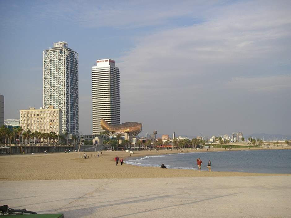 Der Strand von Barcelona Der Strand von Barcelona