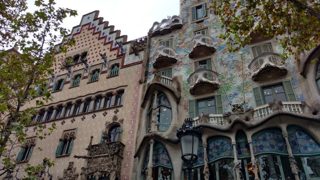 Casa Batllo Fassade Barcelona