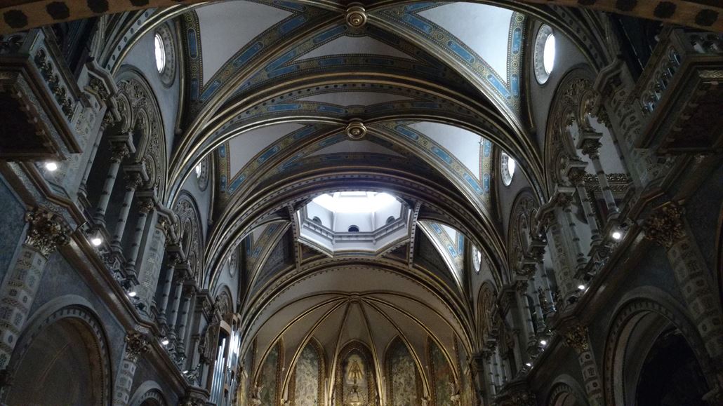 Kloster Montserrat Innen Decke