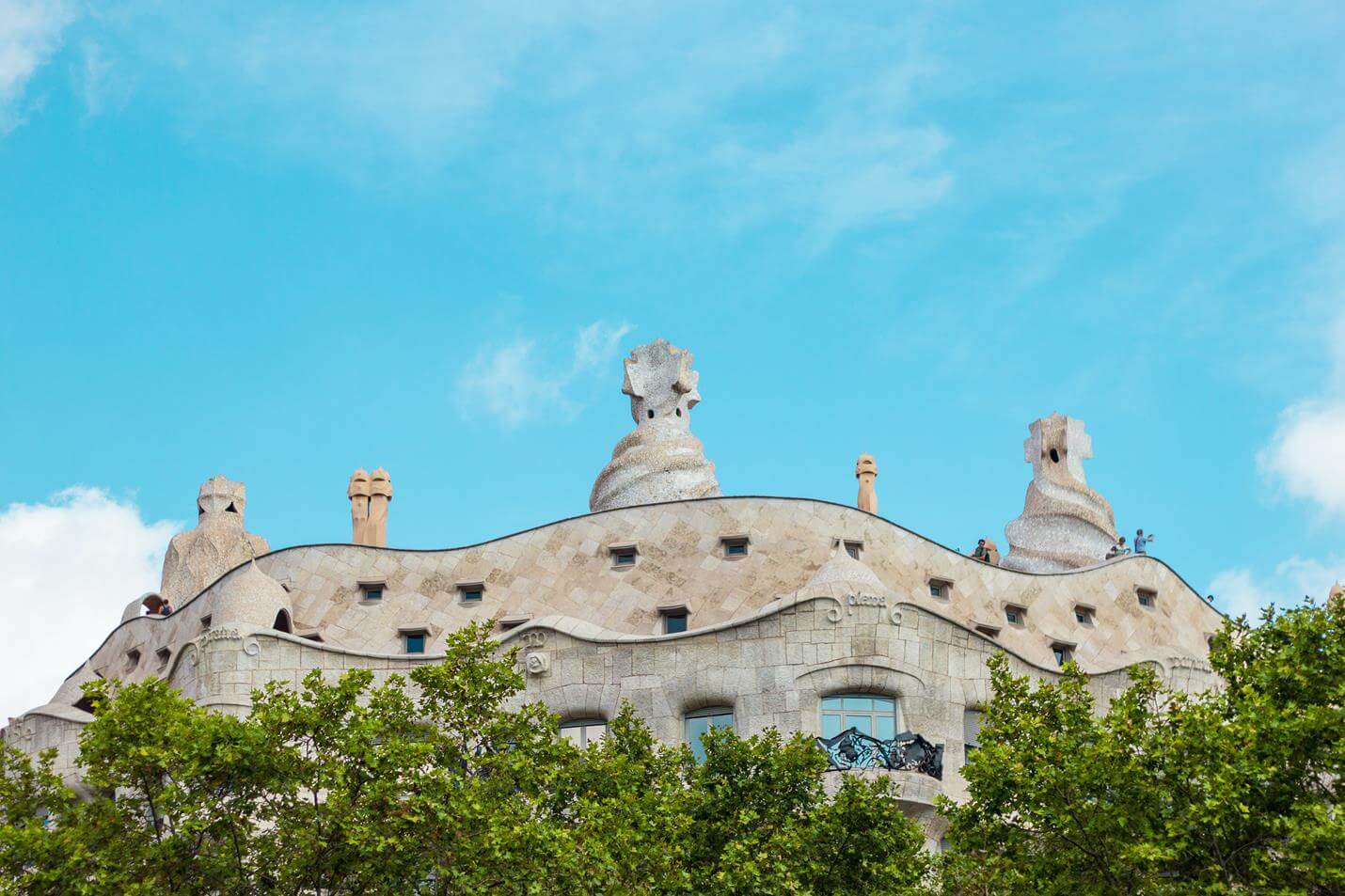 Casa Milà in Barcelona - Top