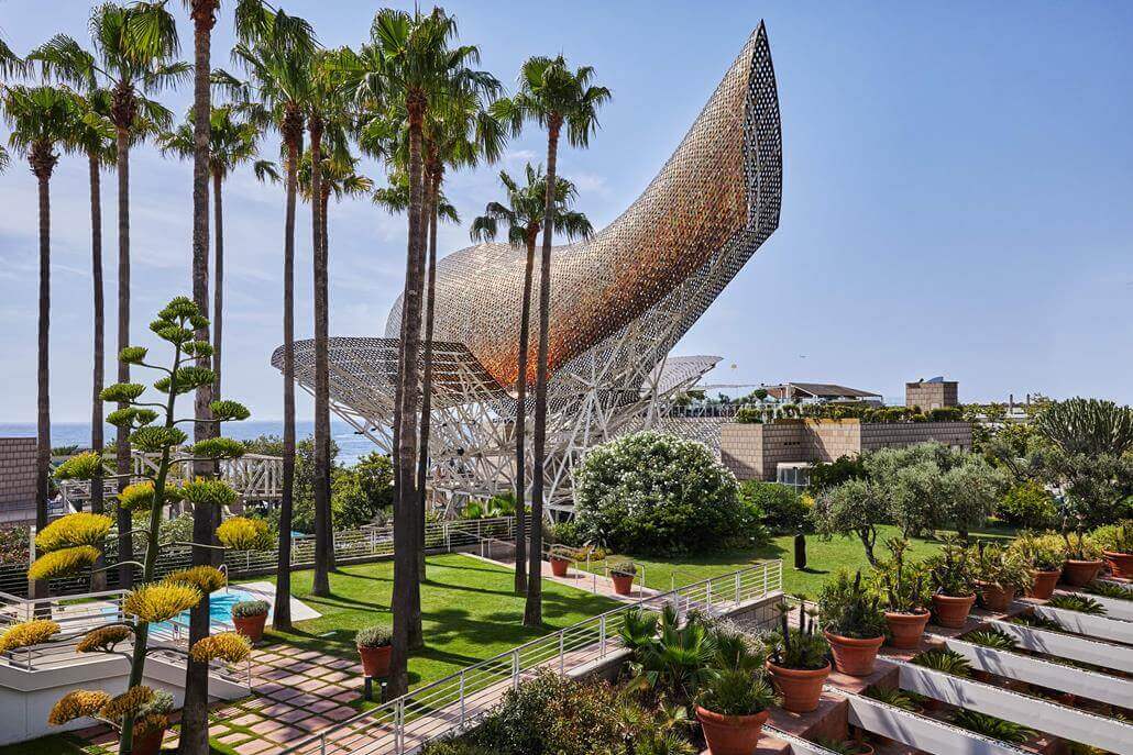 Hotel Arts Barcelona Garten