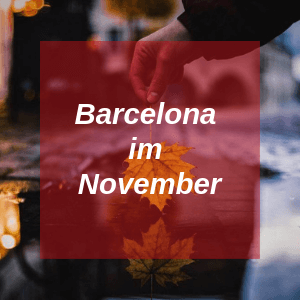 Barcelona im November