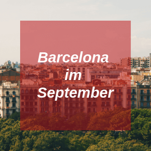 Barcelona im September