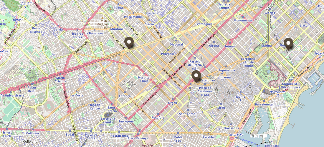Last Minute Barcelona Karte