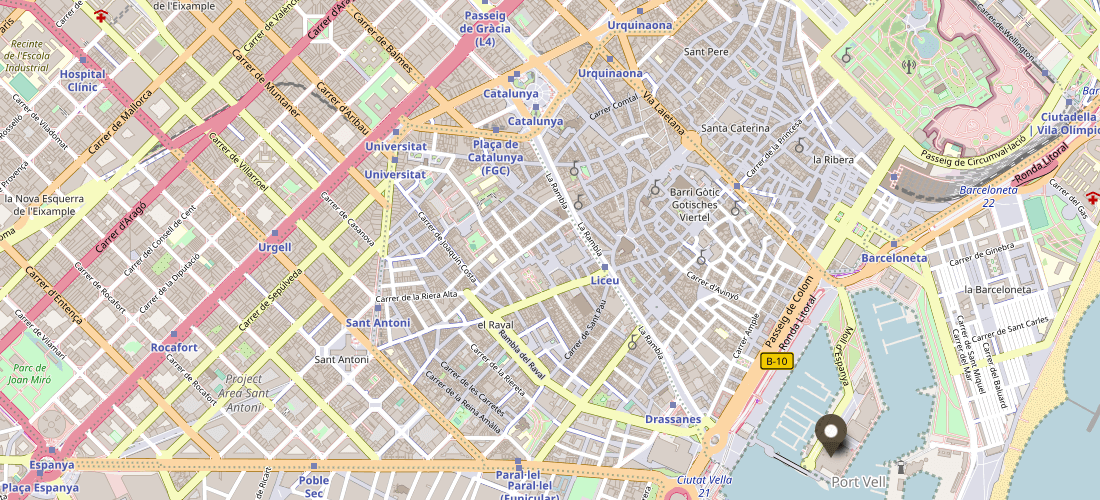 Maremagnum Barcelona Karte