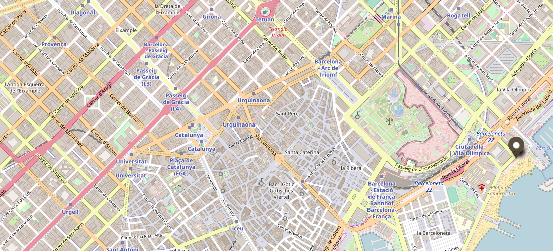 Shoko Barcelona Karte