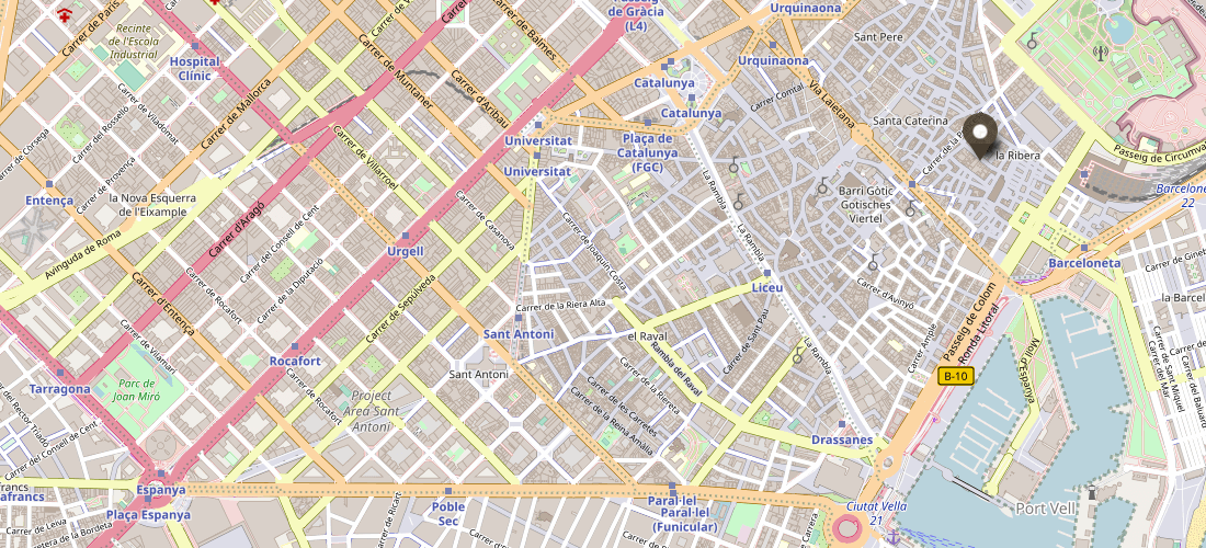 Flamenco Shows in Barcelona Karte