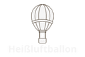 Heißluftballon Icon
