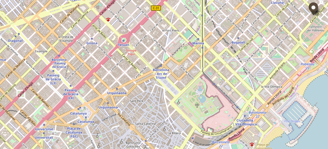 IDEAL Barcelona Karte