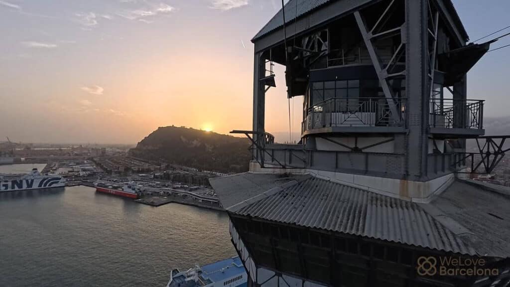 Hafenseilbahn Barcelona Ausblick 1