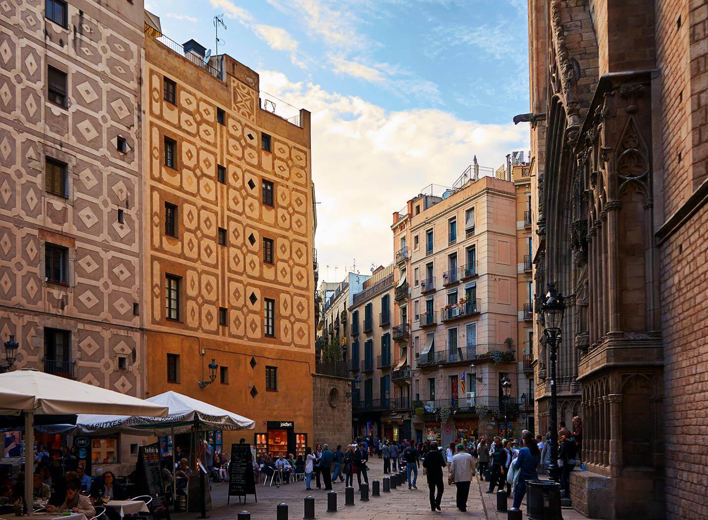 gotisches Viertel in Barcelona