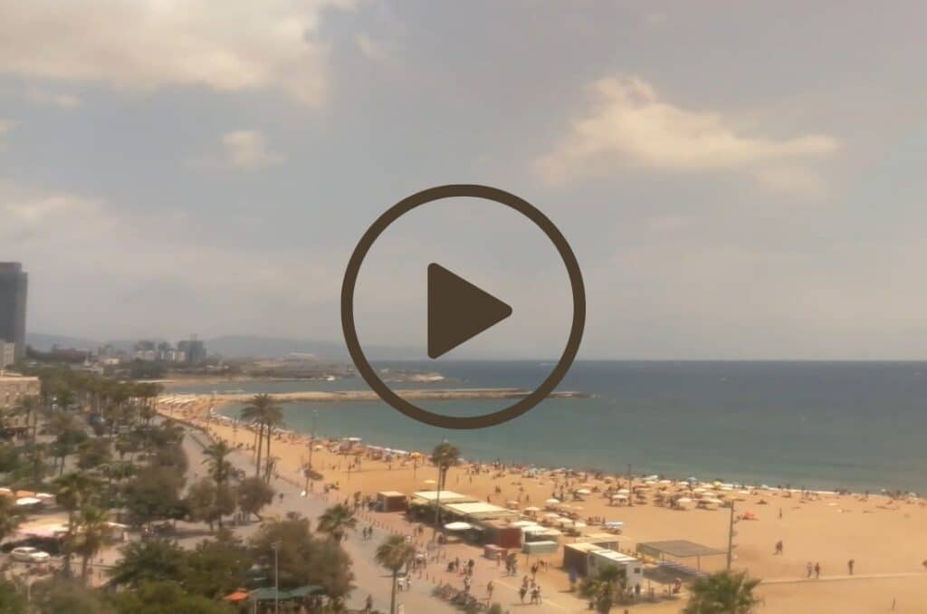 Barcelona Strand Webcam